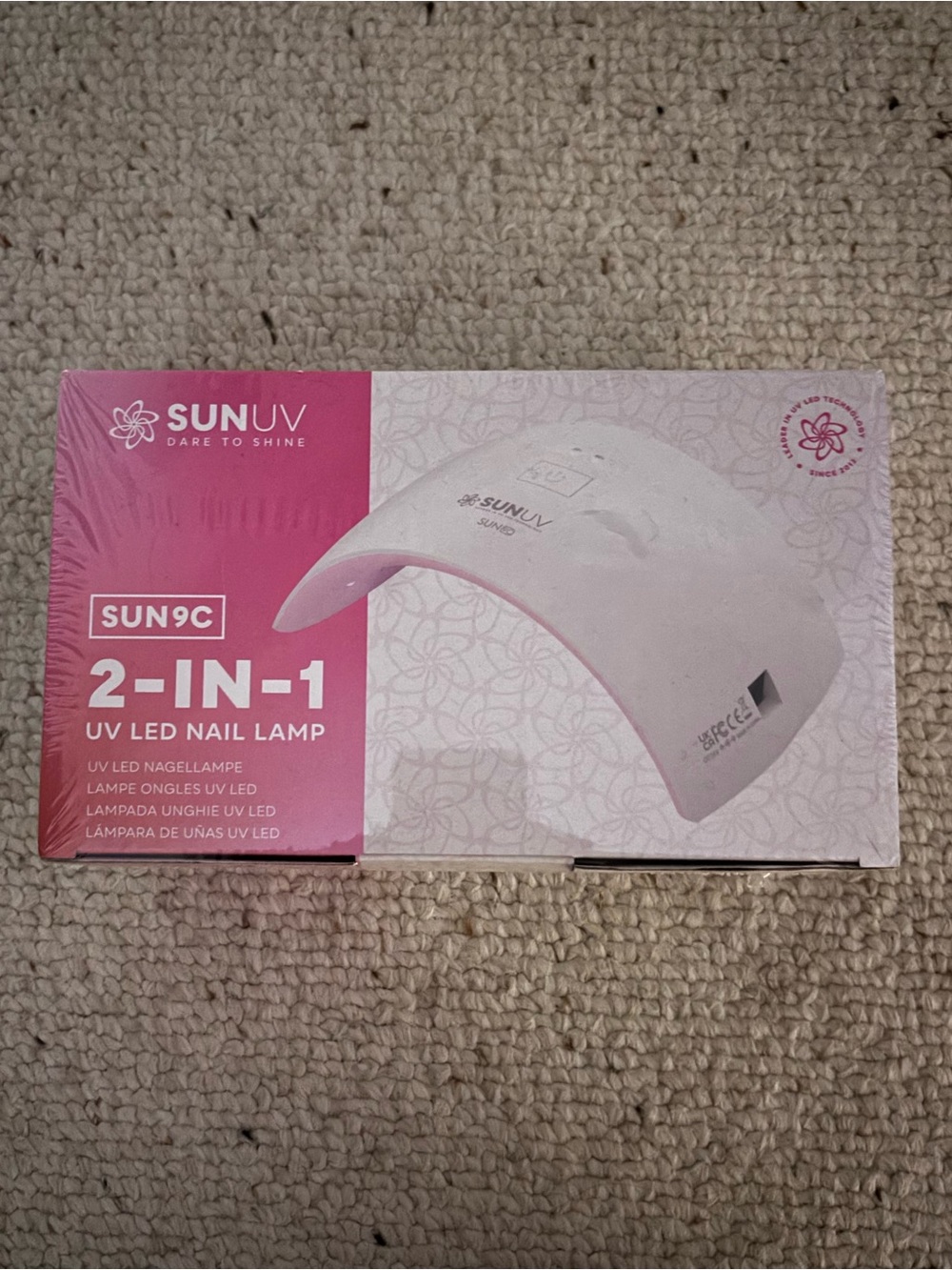 SUN9C White 2-in-1 UV LED Nail Lamp
